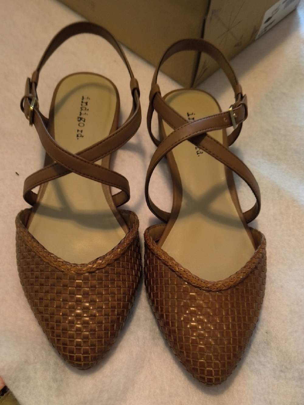 Indigo Rd. 6.5 tan flats